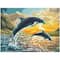 Diamond Dotz® Intermediate Dolphin Sunset Pre-Framed Diamond Painting Kit